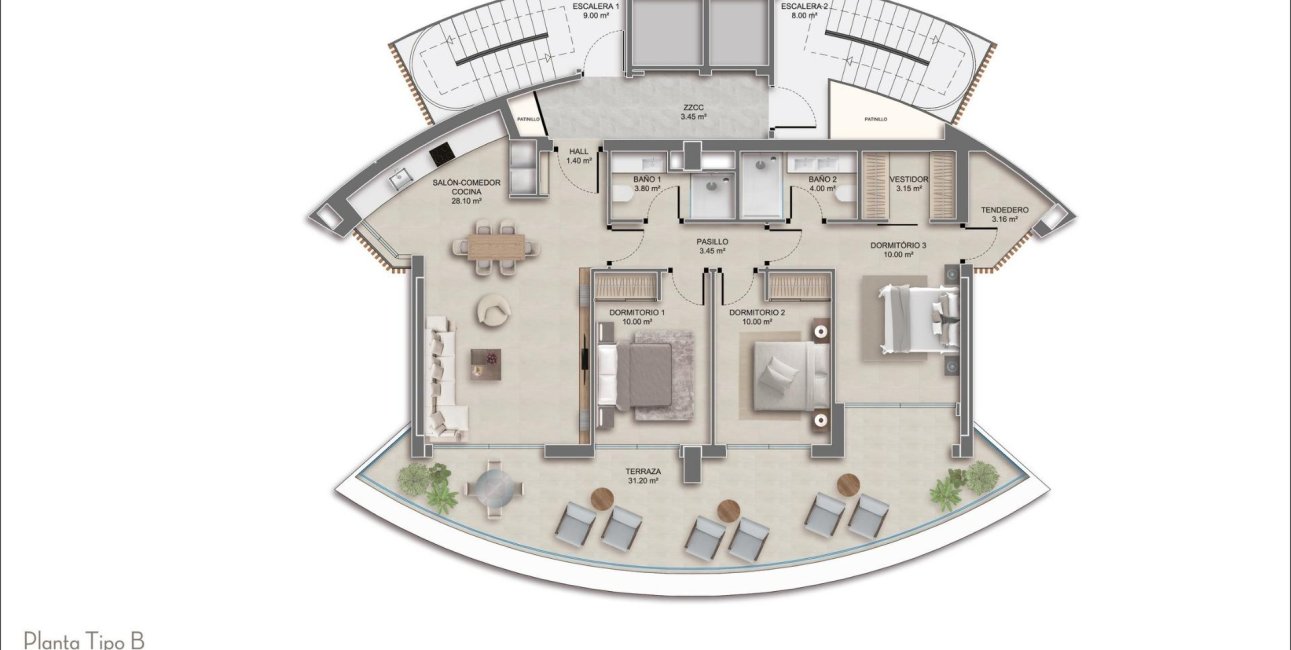 Obra nueva - Apartamento / piso -
Calpe - Playa Cantal Roig