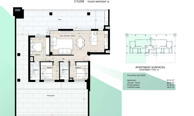 New Build - Apartment / flat -
Los Alcázares - Los Narejos