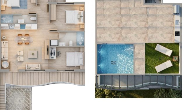 New Build - Bungalow -
Pilar de la Horadada - parques de Andromeda