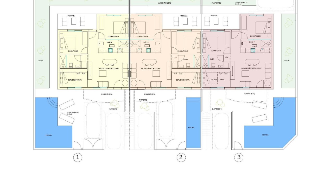 New Build - Bungalow -
Pilar de la Horadada - parques de Andromeda
