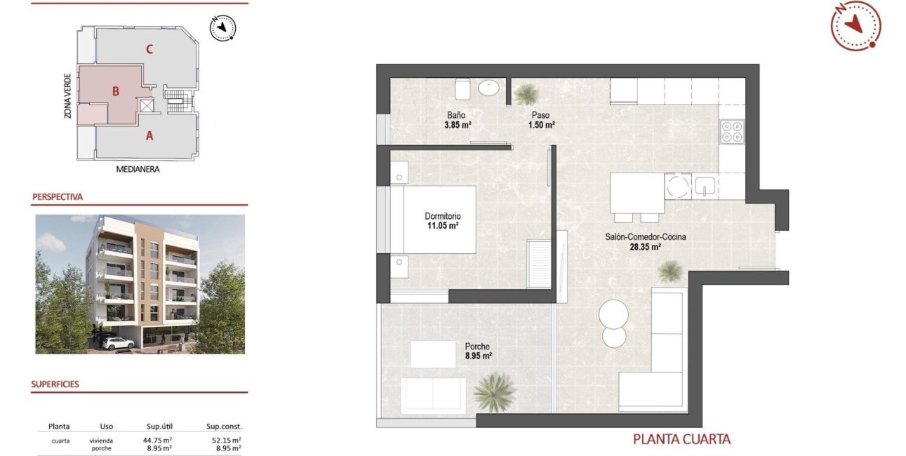 New Build - Penthouse -
San Pedro del Pinatar - Lo Pagan