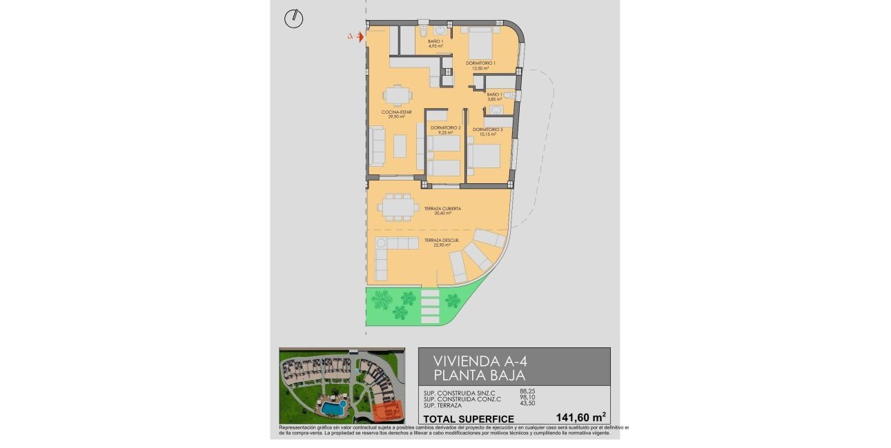 New Build - Apartment / flat -
Los Alcázares - Serena Golf