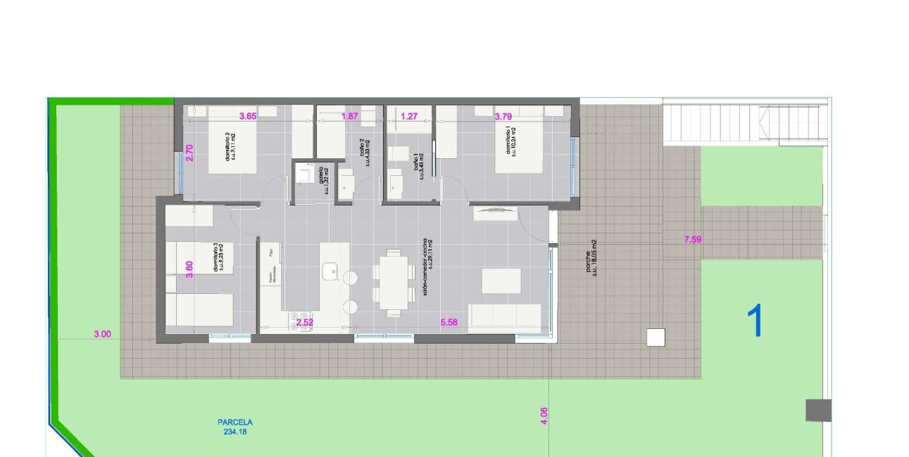 New Build - Bungalow -
Pilar de la Horadada - pueblo