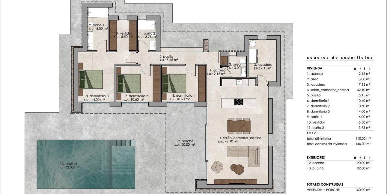 Obra nueva - Villa -
Pinoso - Lel