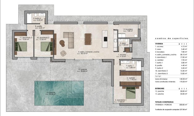 Obra nueva - Villa -
Pinoso - Lel