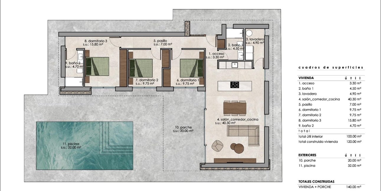 Obra nueva - Villa -
Pinoso - Lel