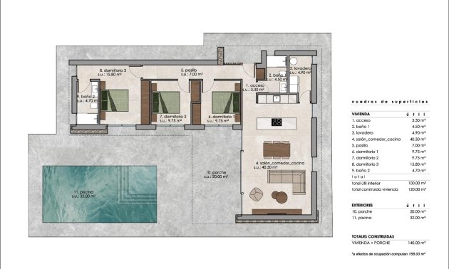 Obra nueva - Villa -
Pinoso - Lel