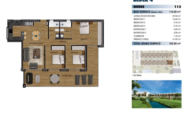 New Build - Apartment / flat -
Los Alcázares - La Serena Golf