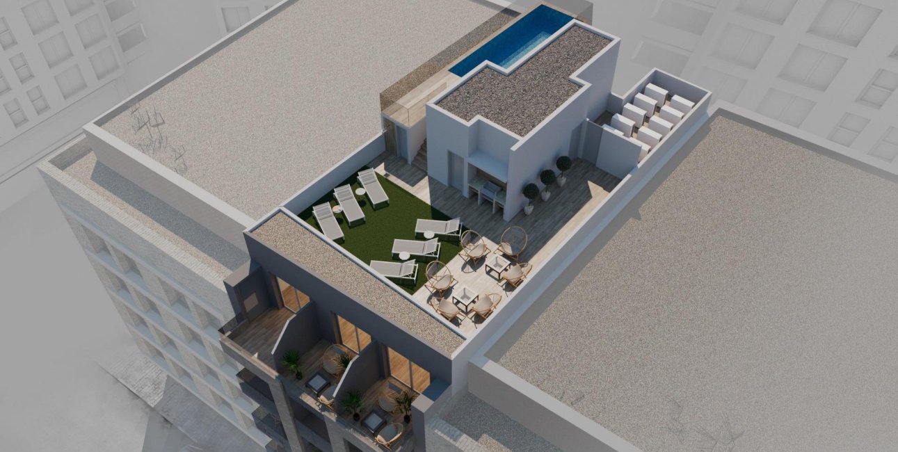 New Build - Apartment / flat -
Torrevieja - Playa de los Locos