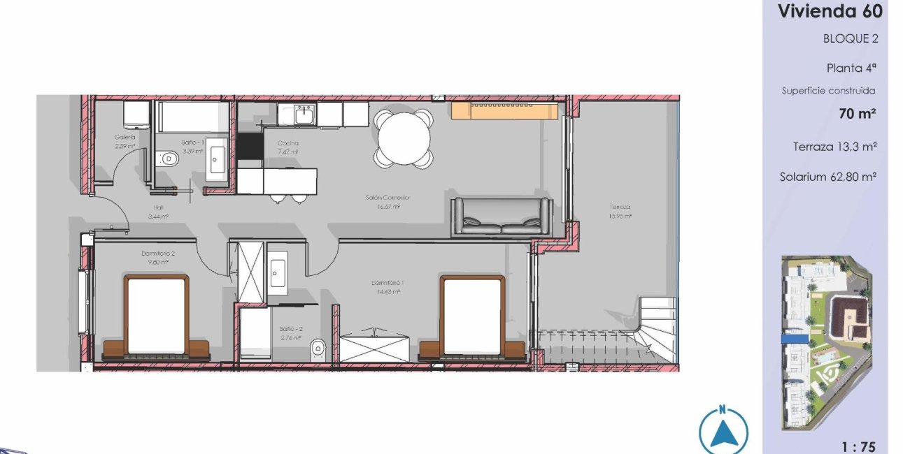 Rynek pierwotny - Penthouse -
Guardamar del Segura - El Raso