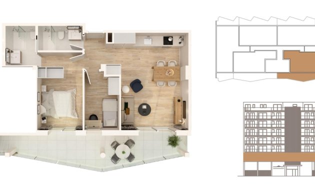 New Build - Apartment / flat -
Moncofa - Playa de Moncofa