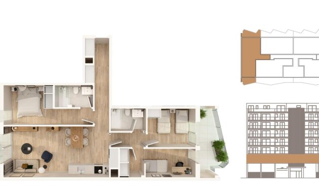 New Build - Apartment / flat -
Moncofa - Playa de Moncofa