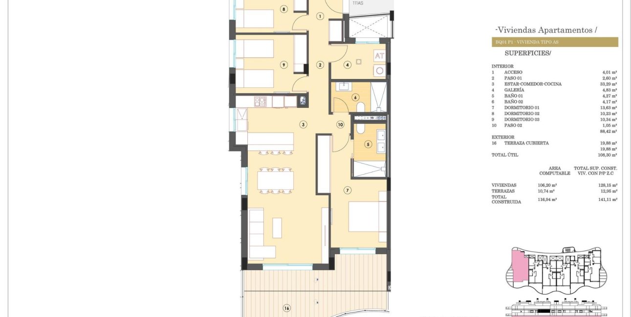 New Build - Apartment / flat -
Finestrat - Campana Garden