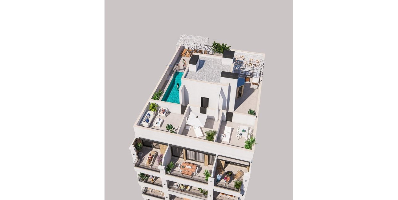 New Build - Apartment / flat -
Torrevieja - Playa del Cura