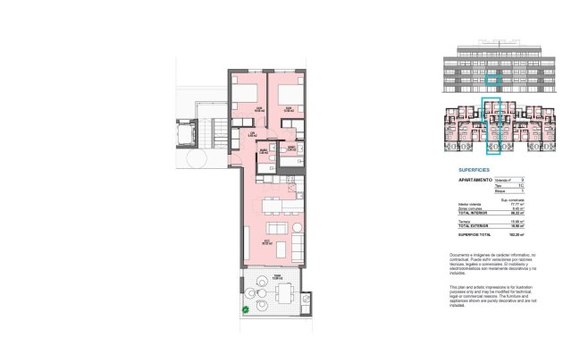 New Build - Apartment / flat -
Torre Pacheco - Santa Rosalia Lake And Life Resort