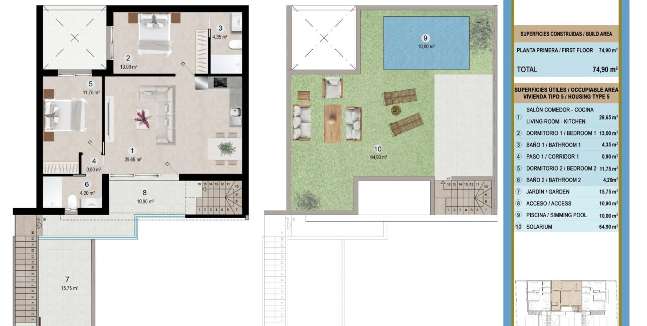 New Build - Bungalow -
San Pedro del Pinatar - Lo Pagan