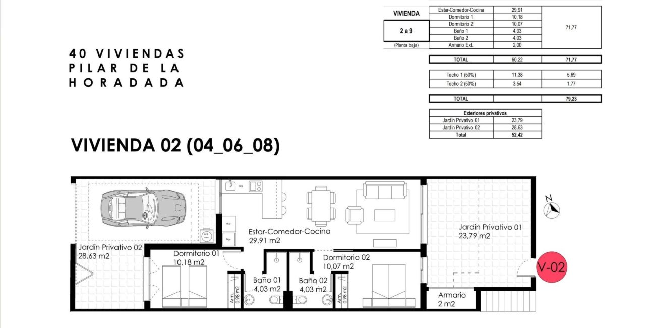 New Build - Bungalow -
Pilar de la Horadada - pueblo