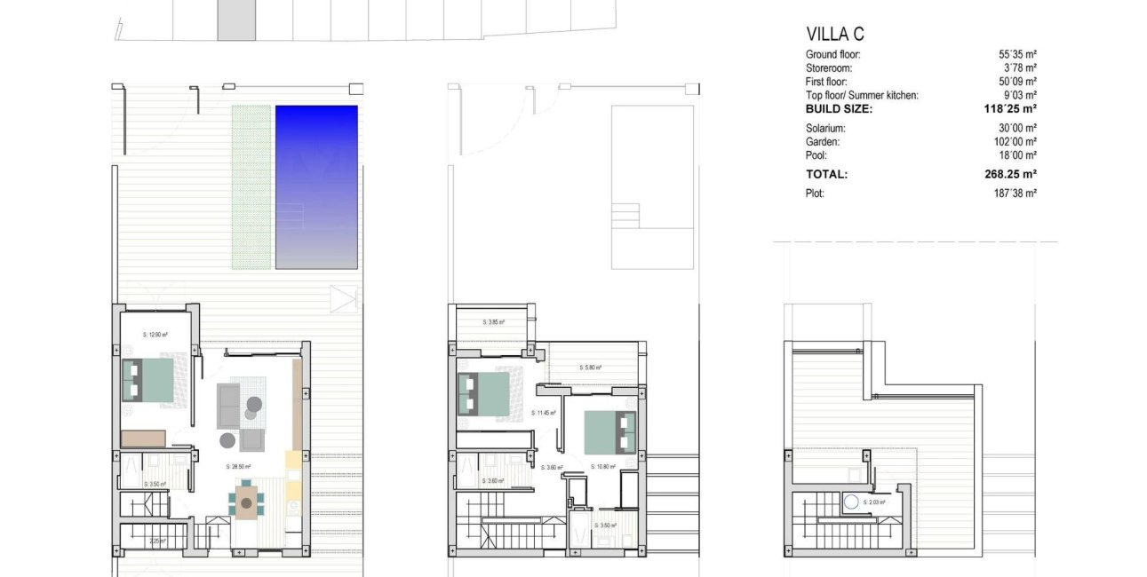 Obra nueva - Villa -
Los Alcázares - Playa la Atascadera