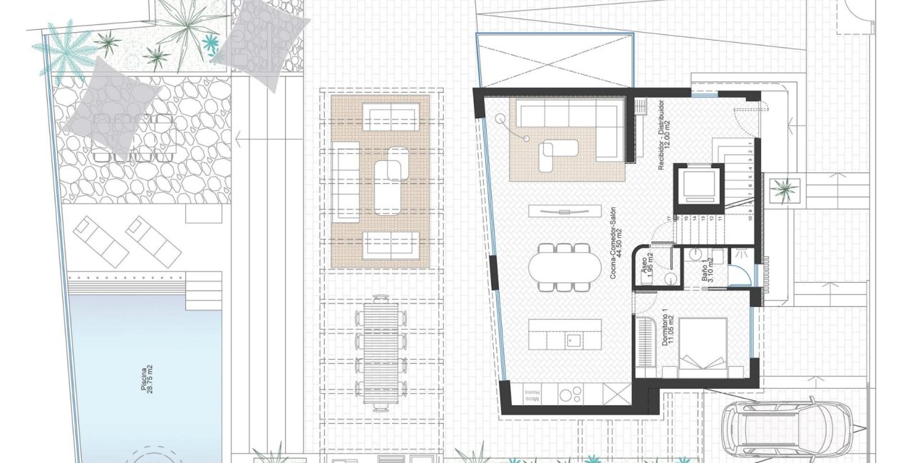 New Build - Villa -
Cabo de Palos - Cala Flores