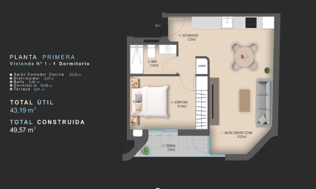 New Build - Apartment / flat -
Torrevieja - Centro