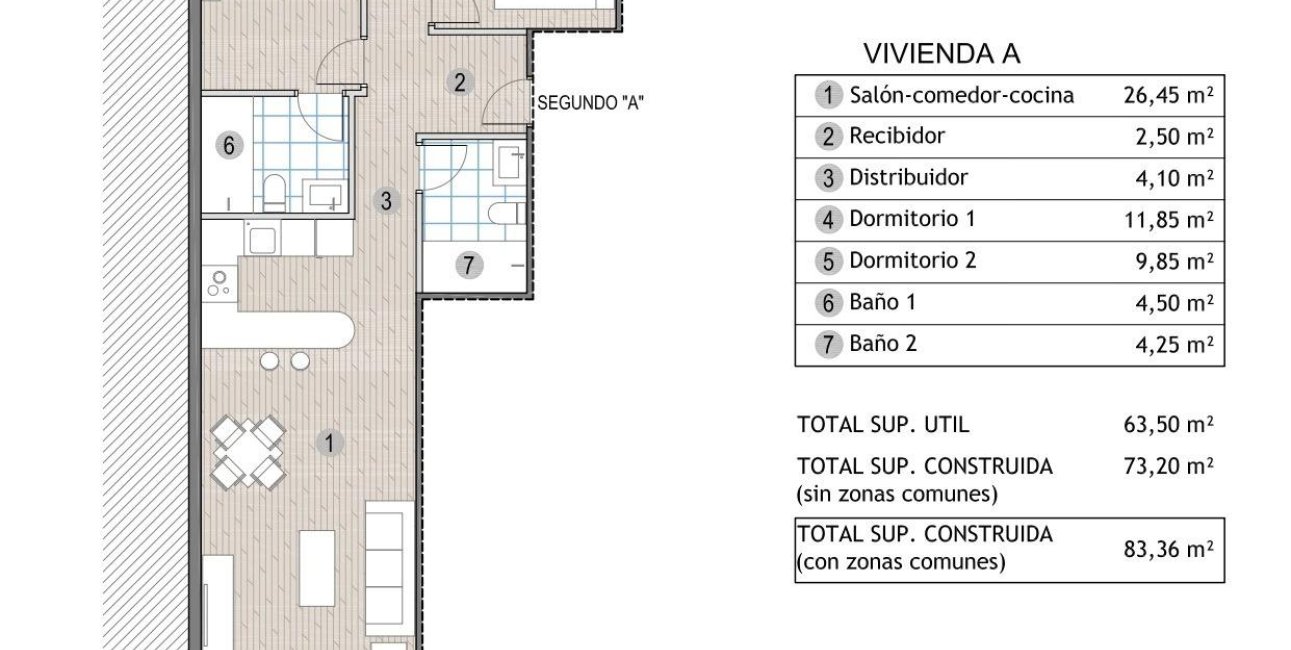 New Build - Penthouse -
Puerto de Mazarron - Playa del Puerto