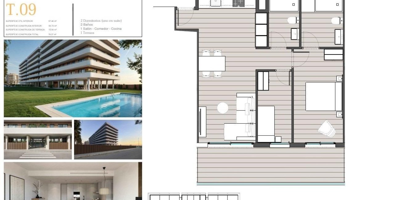 New Build - Apartment / flat -
Moncofa - Playa de Moncofa