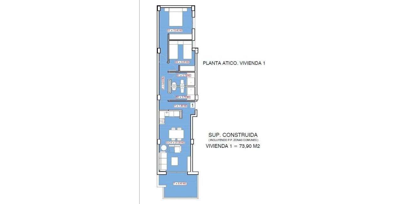 New Build - Penthouse -
Torrevieja - Playa El Acequión