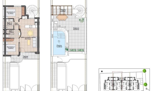 New Build - Bungalow -
Pilar de la Horadada - pueblo