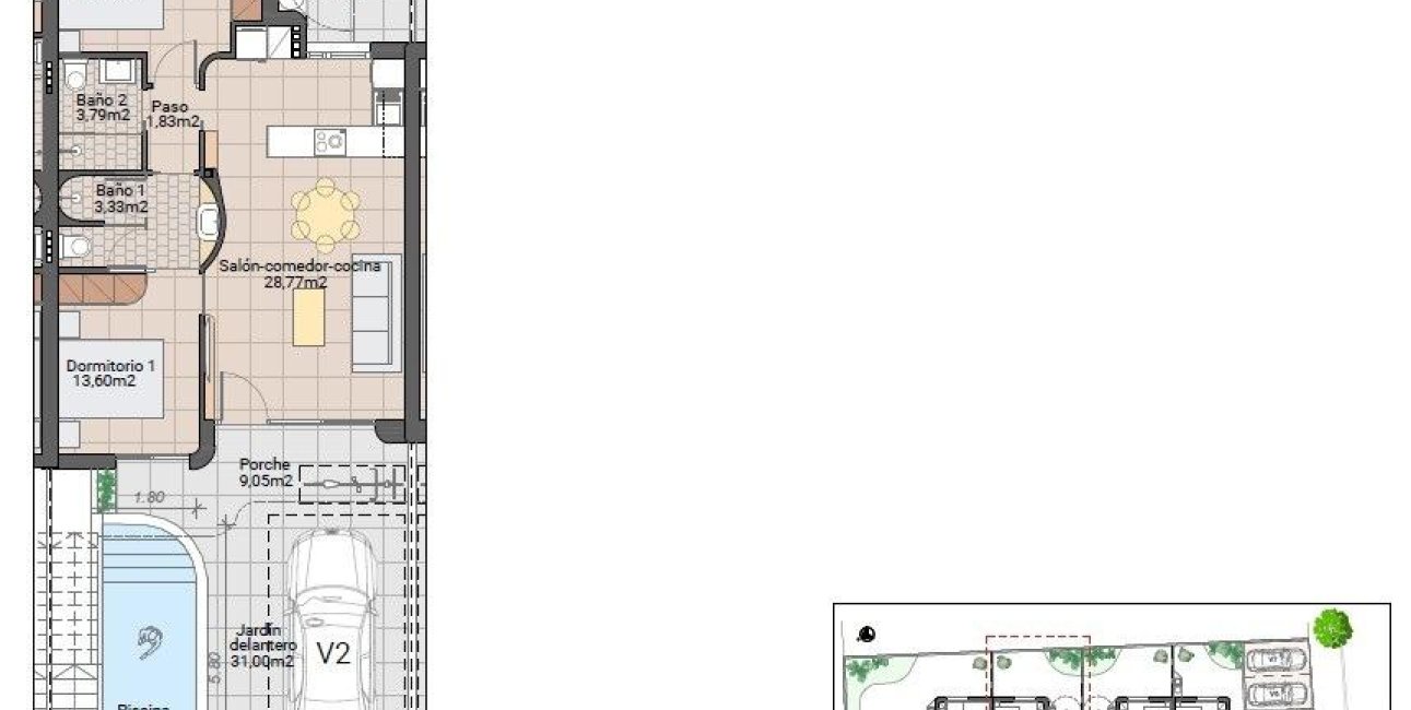 New Build - Bungalow -
Pilar de la Horadada - pueblo