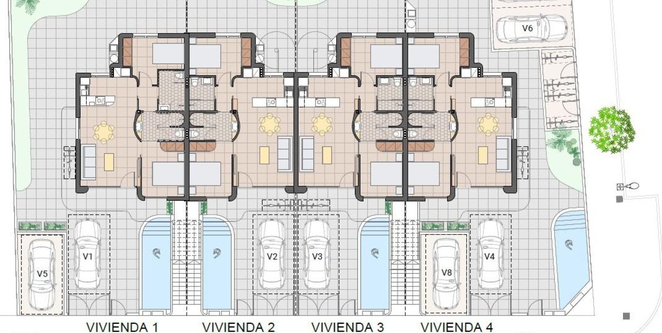 New Build - Bungalow -
Pilar de la Horadada - pueblo
