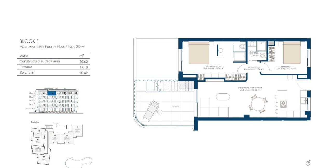 New Build - Penthouse -
Baños y Mendigo - El Valle Golf