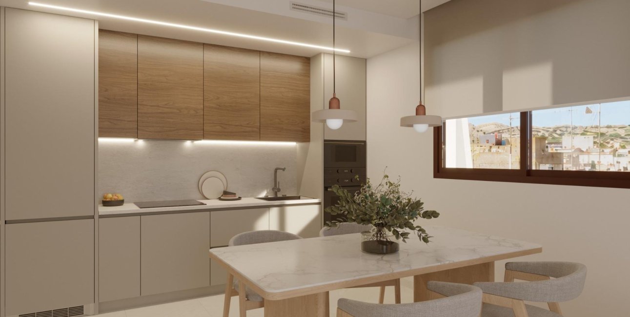 Obra nueva - Apartamento / piso -
Santa Pola - Centro