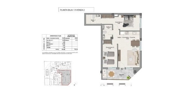 Obra nueva - Apartamento / piso -
Santa Pola - Centro
