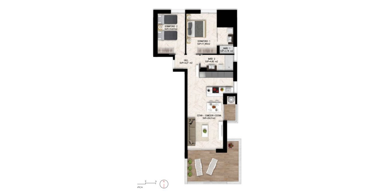 Resale - Apartment / flat -
Orihuela - Orihuela Costa