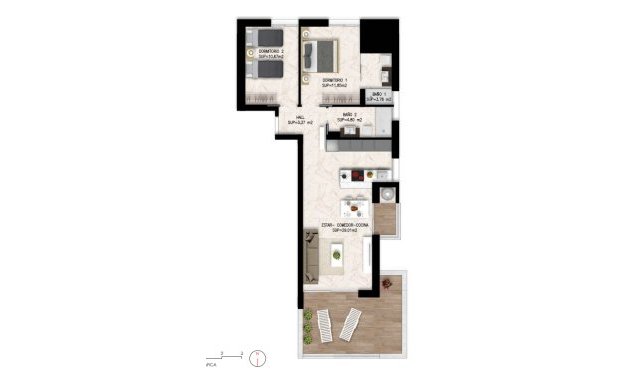 Resale - Apartment / flat -
Orihuela - Orihuela Costa