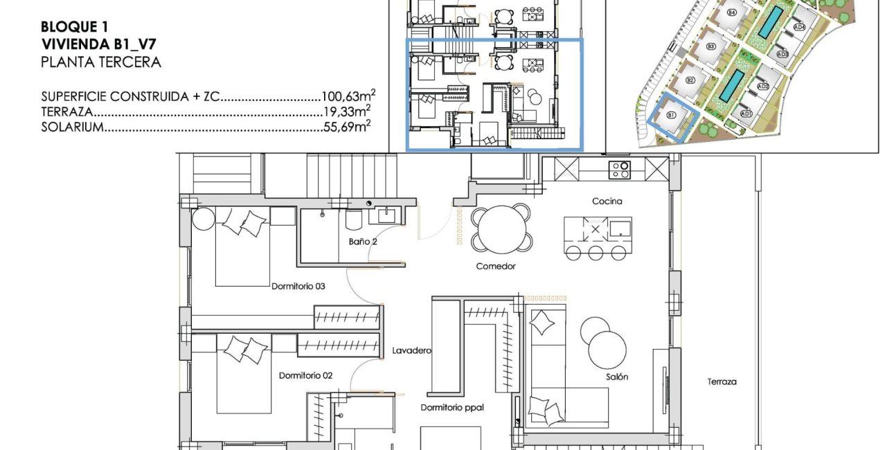 New Build - Penthouse -
Torre Pacheco - Santa Rosalia Lake And Life Resort