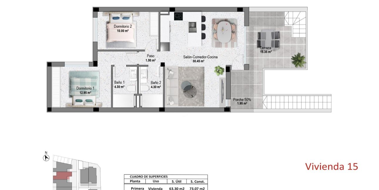 Obra nueva - Bungalow -
Pilar de la Horadada - pueblo