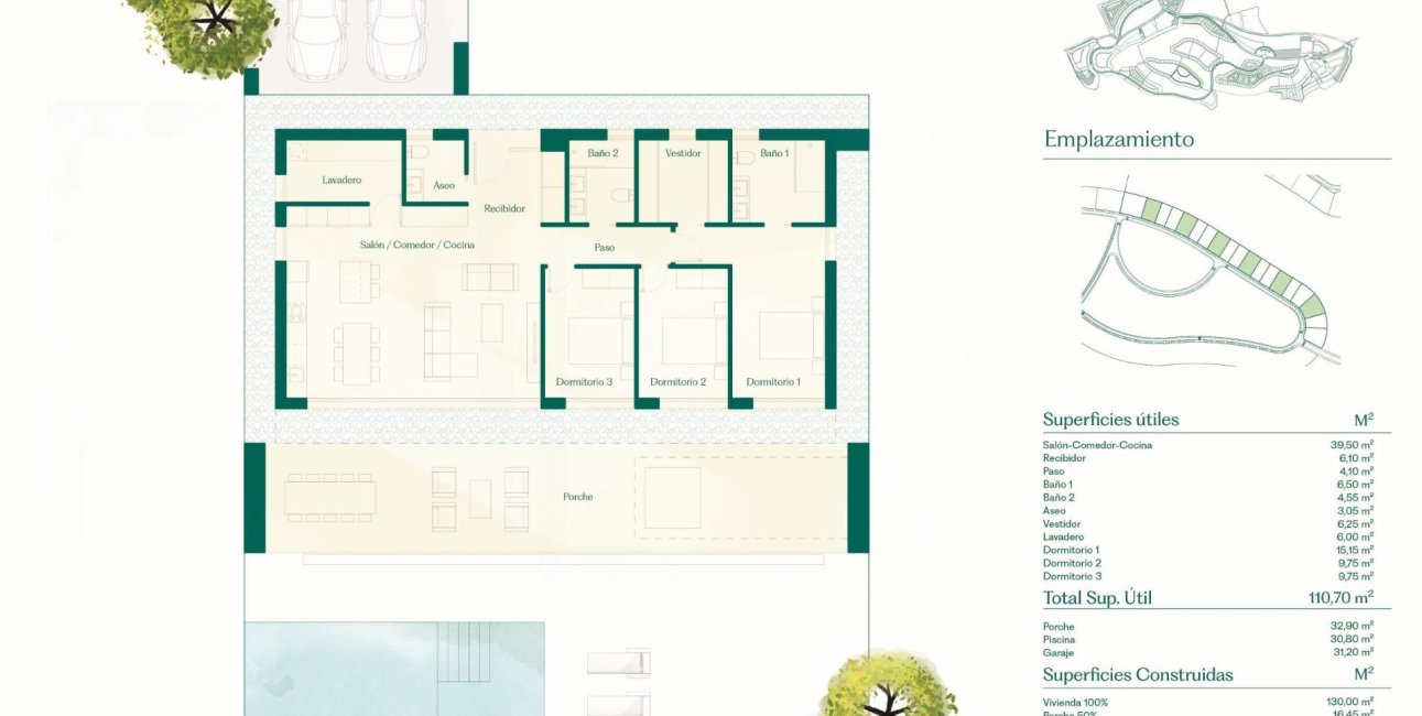 Obra nueva - Villa -
Fuente Álamo - Hacienda del Alamo