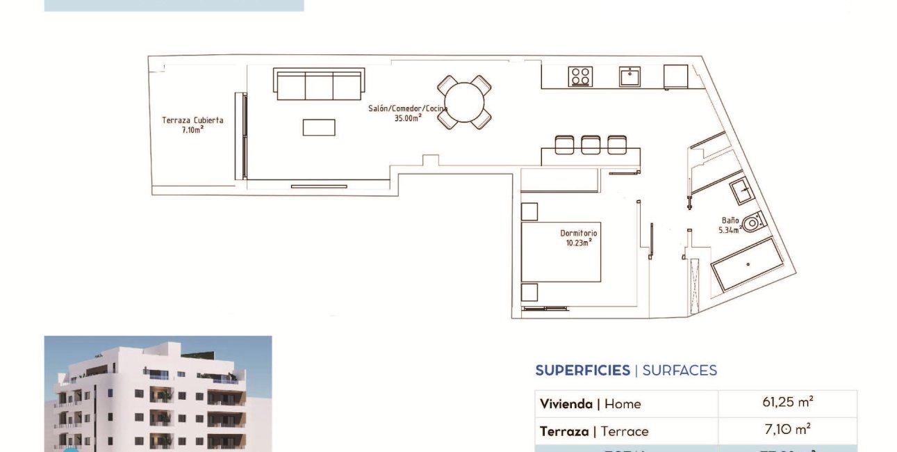 Obra nueva - Apartamento / piso -
Torrevieja - pueblo