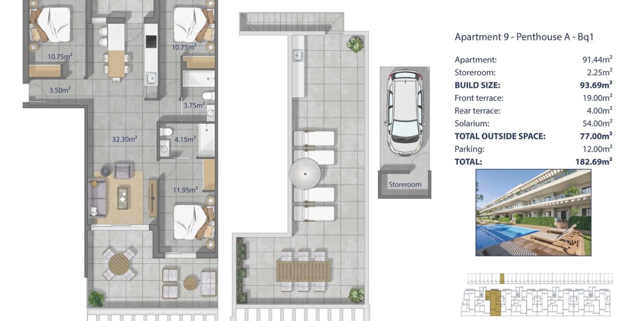 New Build - Penthouse -
Los Alcázares - Los Narejos