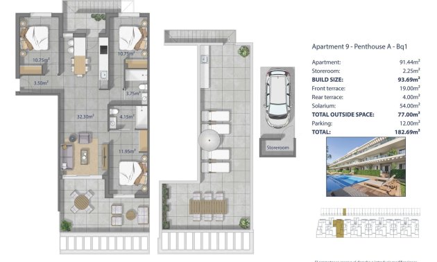 New Build - Penthouse -
Los Alcázares - Los Narejos