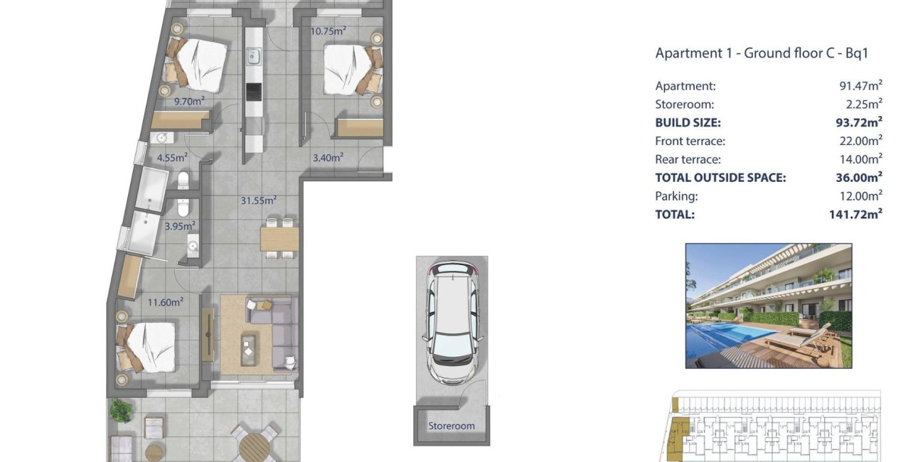 New Build - Apartment / flat -
Los Alcázares - Los Narejos