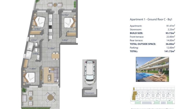 New Build - Apartment / flat -
Los Alcázares - Los Narejos