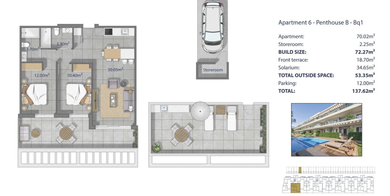 New Build - Penthouse -
Los Alcázares - Los Narejos