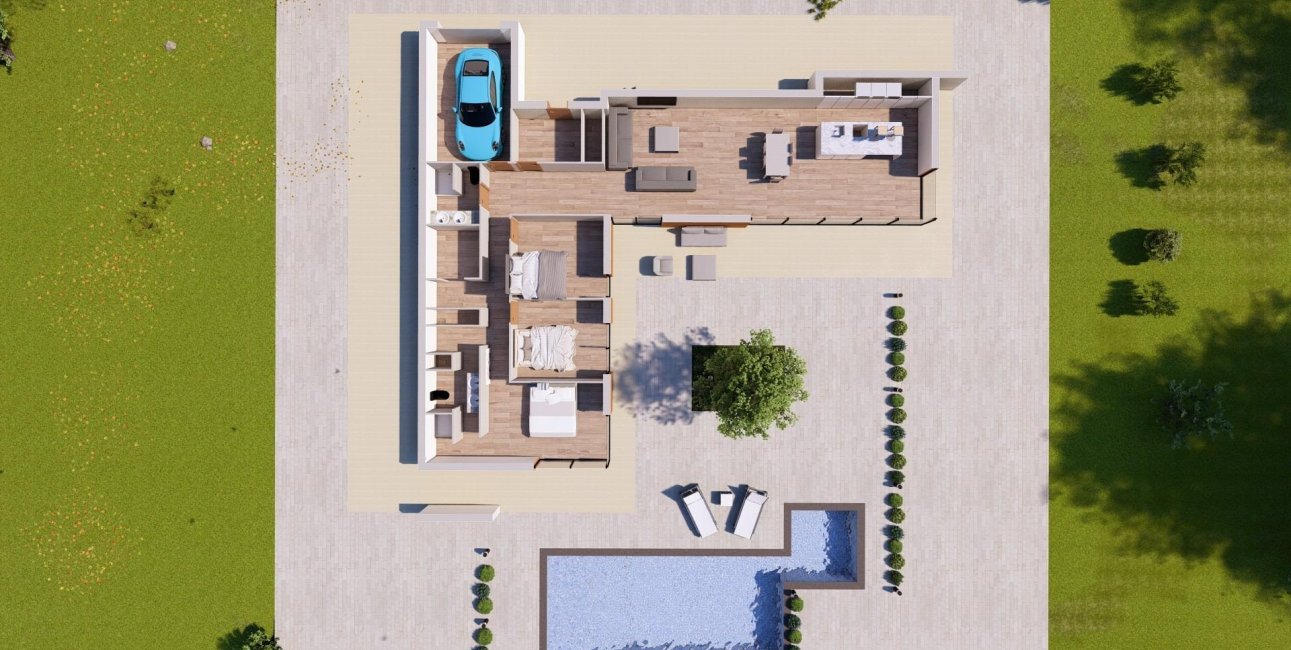 Obra nueva - Villa -
Pinoso - Casas Pastor