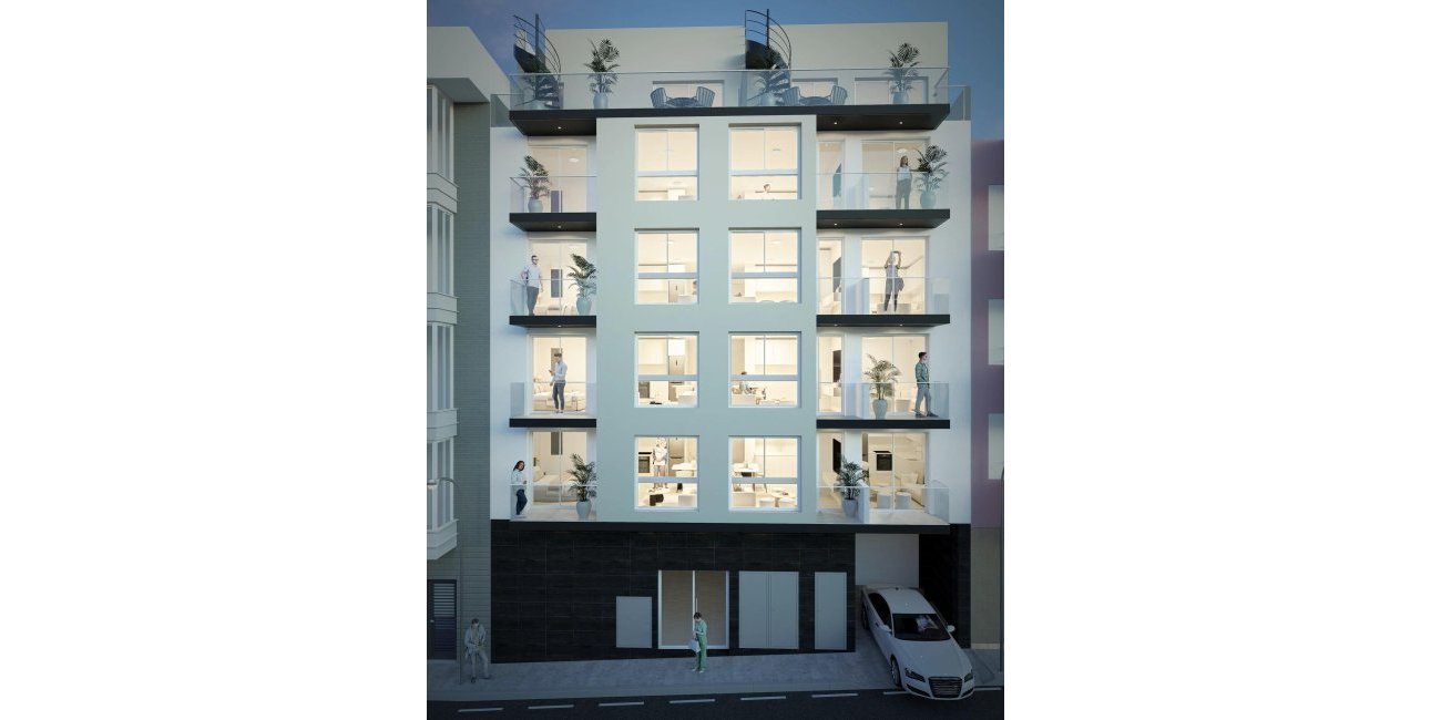 New Build - Apartment / flat -
Torrevieja - Centro