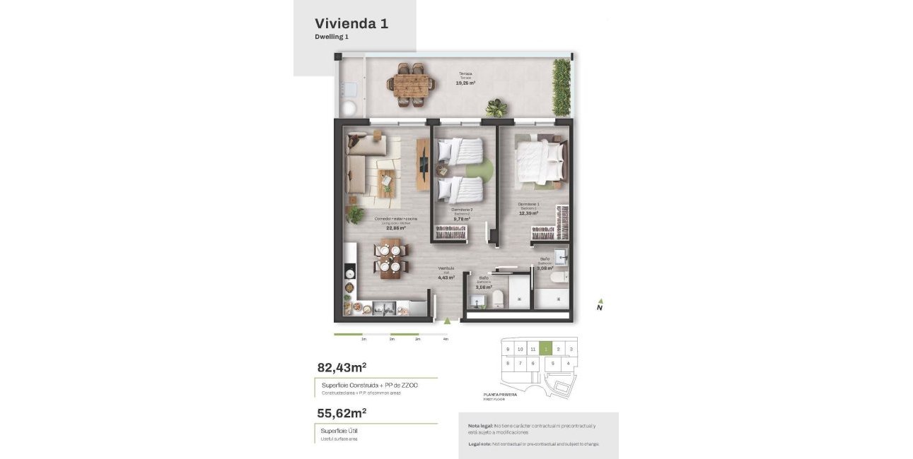 New Build - Apartment / flat -
Mojacar - Descargador