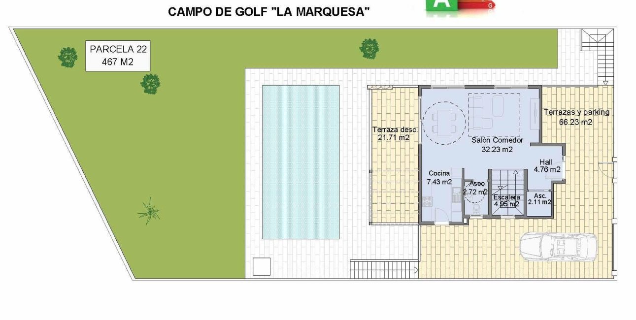 Rynek pierwotny - Willa -
Rojales - Golf La Marquesa (Ciudad Quesada)