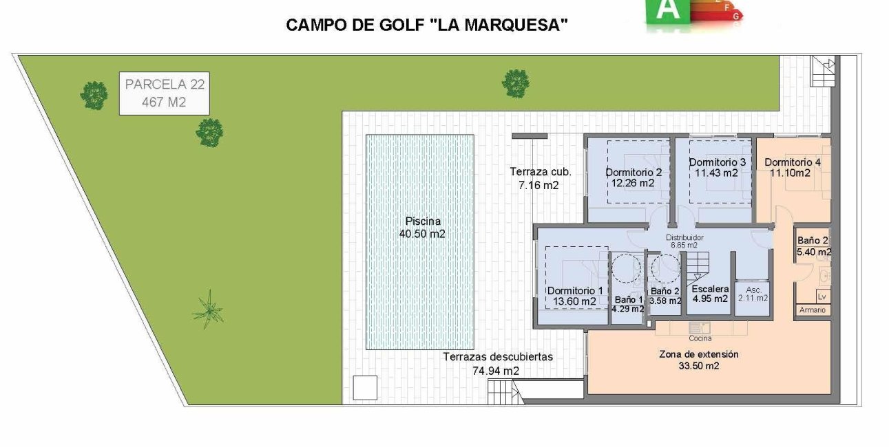 Rynek pierwotny - Willa -
Rojales - Golf La Marquesa (Ciudad Quesada)