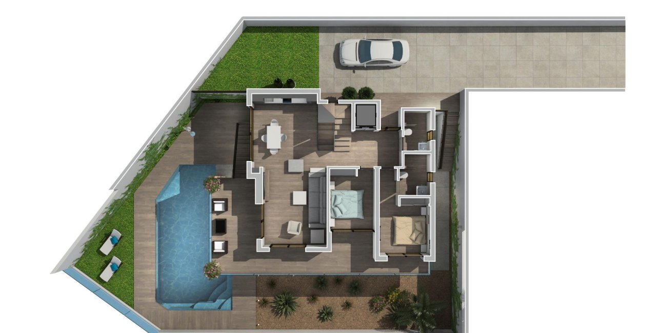 Obra nueva - Villa -
Rojales - Golf La Marquesa (Ciudad Quesada)